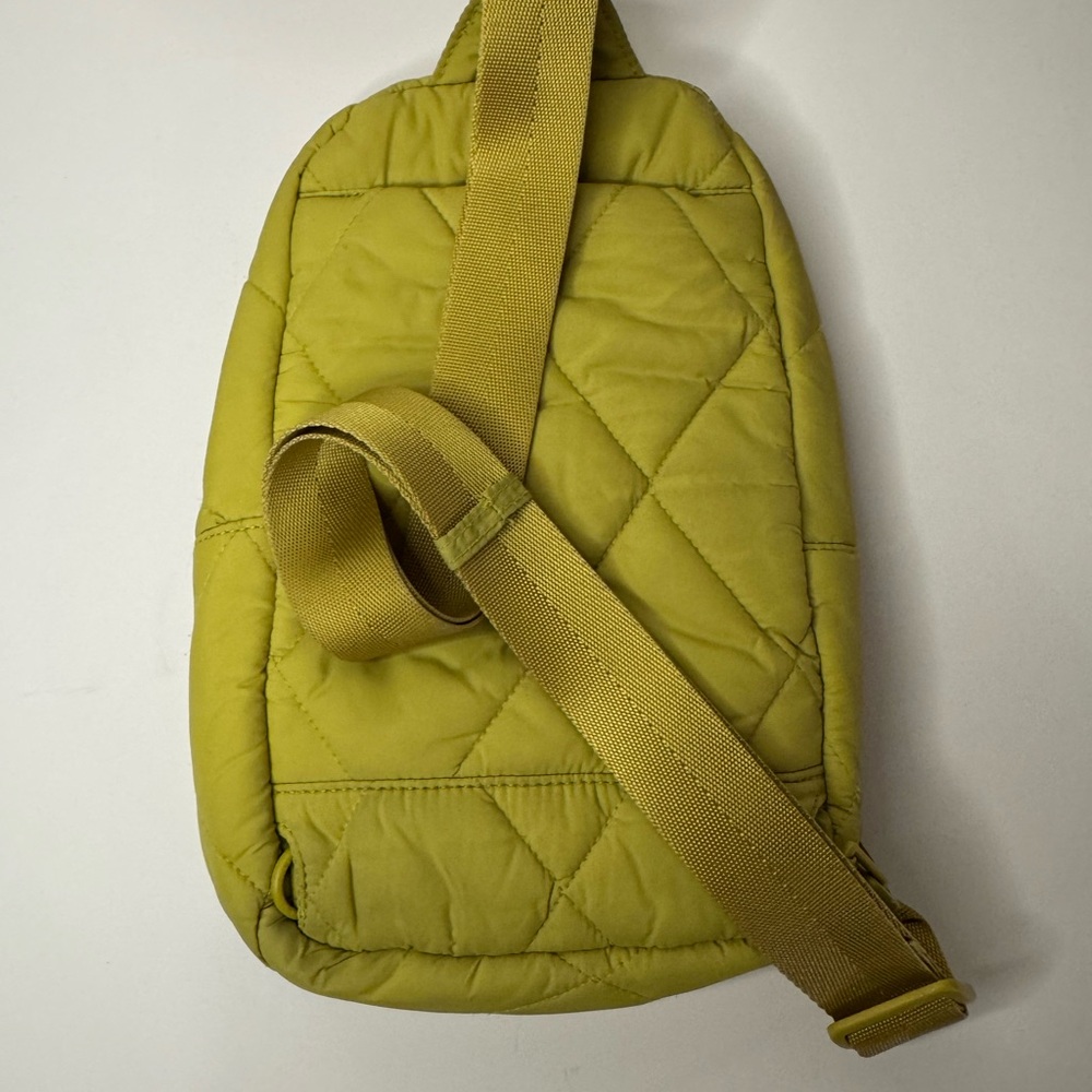 Vera Bradley Mustard Quilted Backpack - Picture 5 of 6